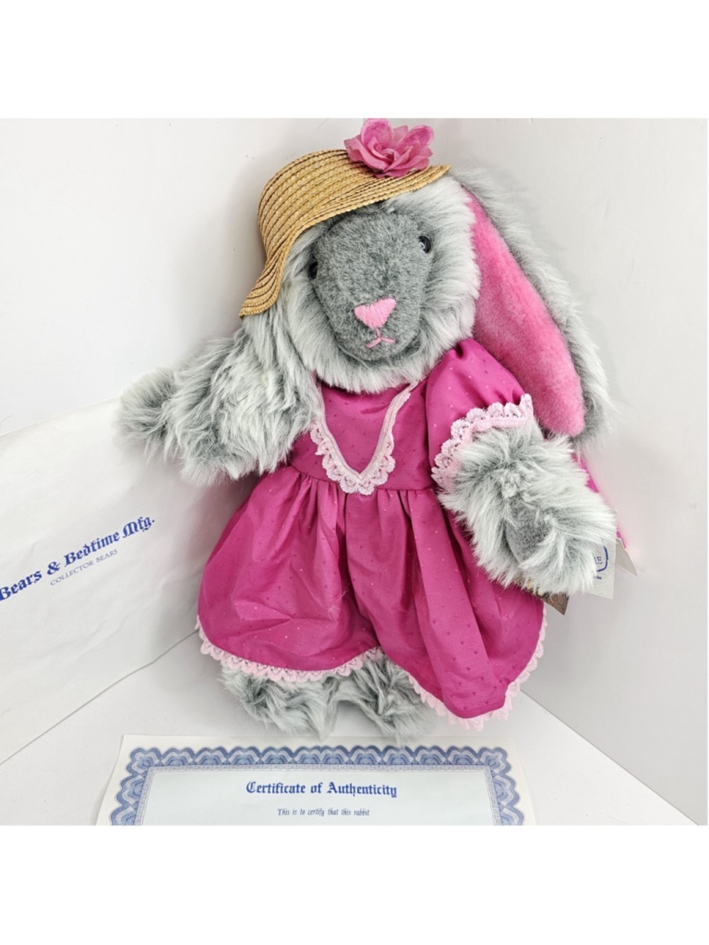 Bears & Bedtime Alma Rabbit Plush Limited Edition 3/100 Jointed COA Handmade...